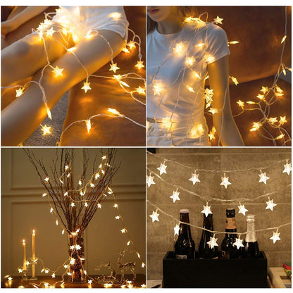 Starry Glow – 25 LED Warm White Fairy Lights (4M Copper Wire)