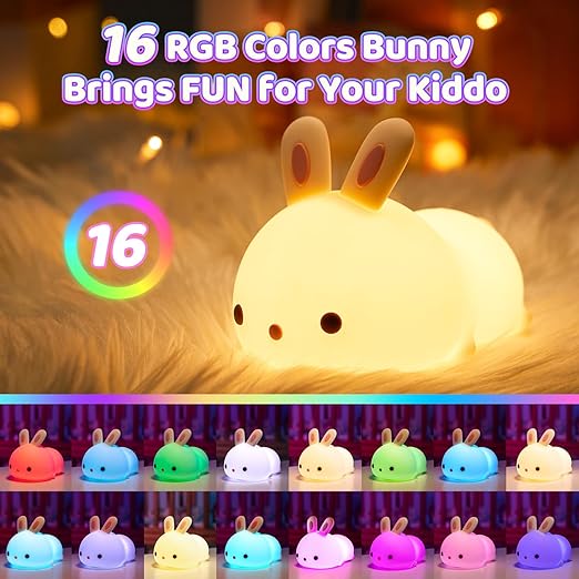 GlowBunny LED Night Lamp