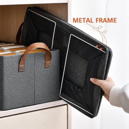 WardrobeMate Premium 2-Piece Clothes Organizer – Foldable with Metal Frame