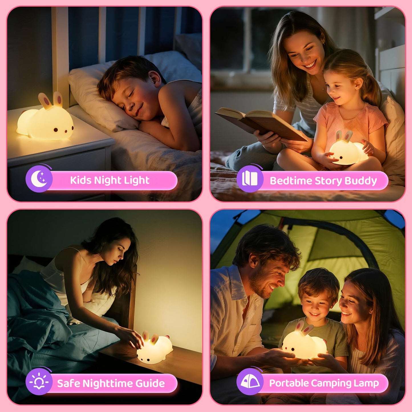 GlowBunny LED Night Lamp