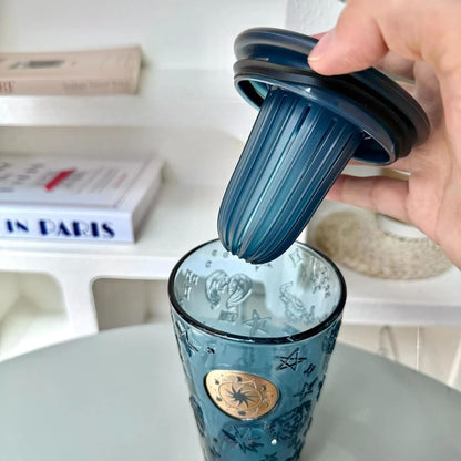 Blue Constellation Cup | Vintage Drinking Smoothie Mug