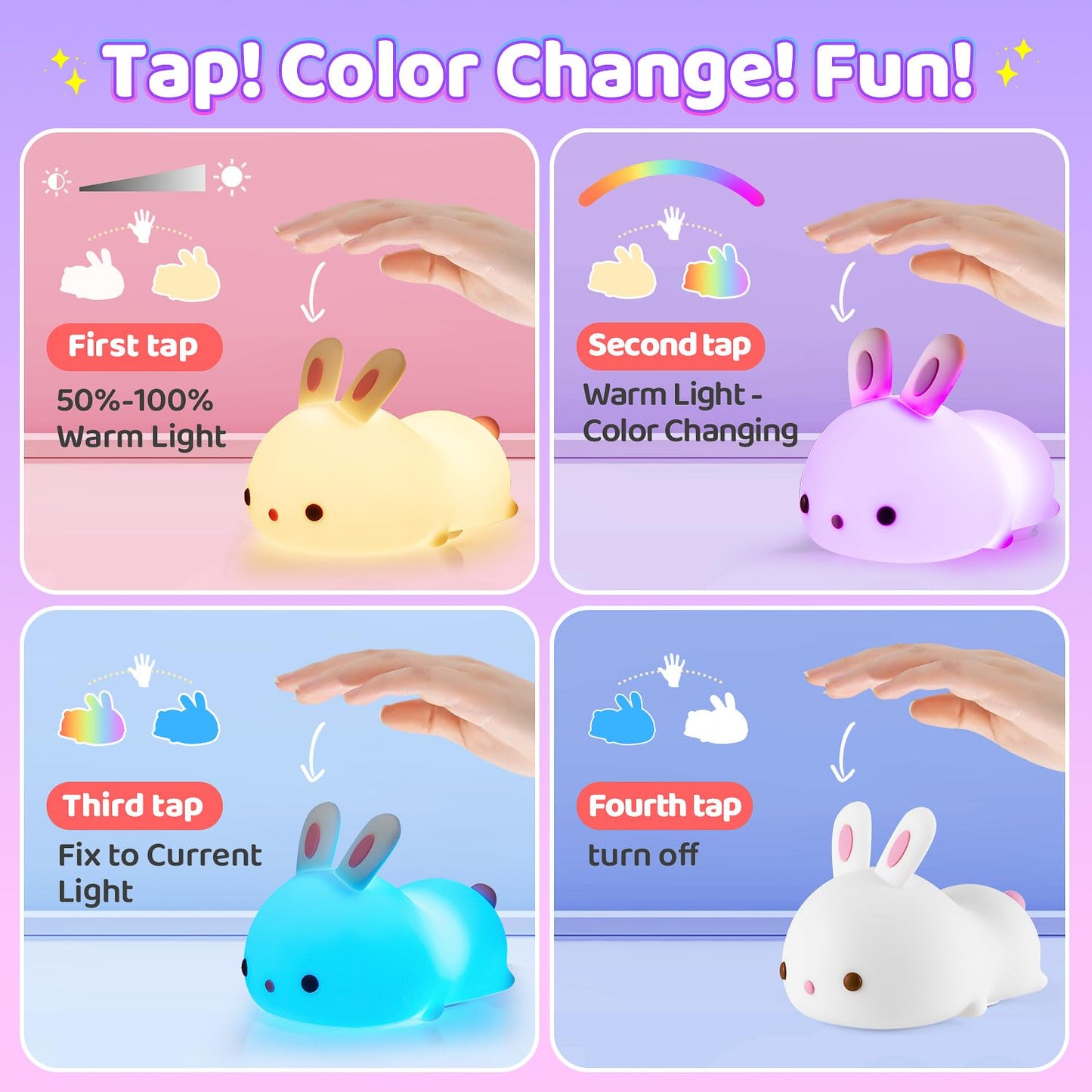 GlowBunny LED Night Lamp
