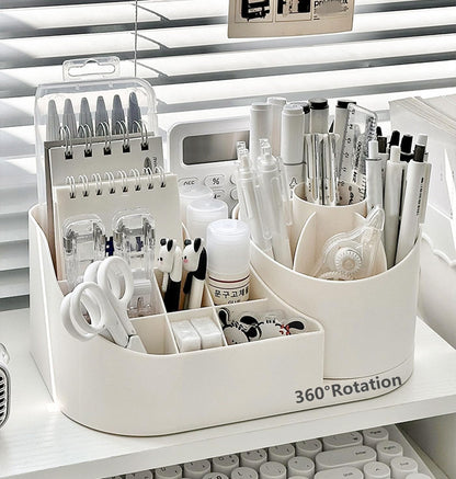 360° Rotating Makeup Organizer Box – Beauty at Your Fingertips
