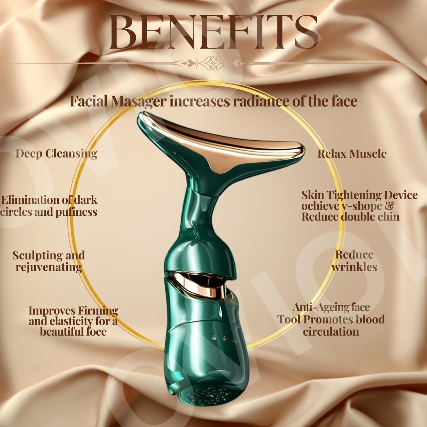 Premium 3 in 1 face massager