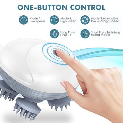 SilkyScalp Electric Head Massager – Rechargeable & Relaxing
