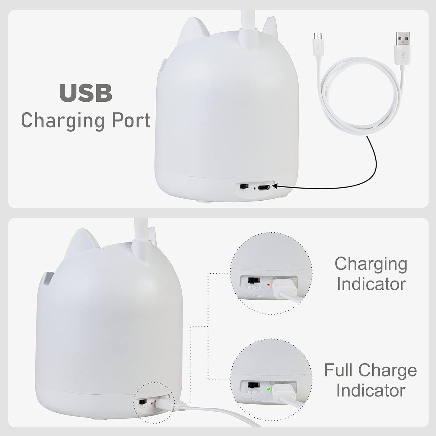 LED Table Lamp With Pen Holder
