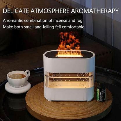 Rain Cloud Fire Humidifier- With Aroma & Oil Diffusers.