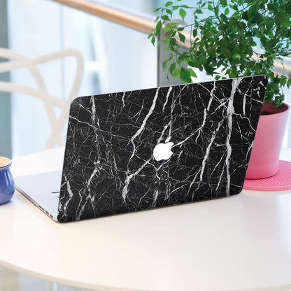 DIY Black Marble Peel & Stick Wallpaper – Waterproof, Self-Adhesive