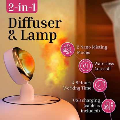 Sunset Projection Lamp Humidifier
