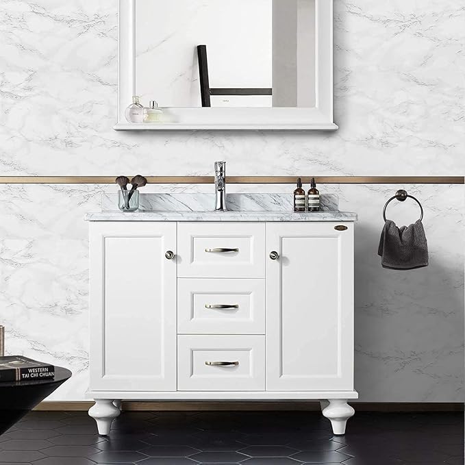 Elegant Marble Peel & Stick Wallpaper – Removable, Waterproof, Self-Adhesive
