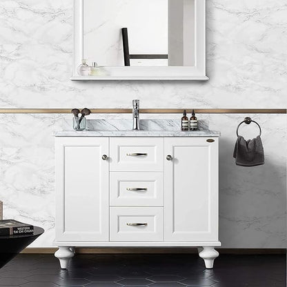 Elegant Marble Peel & Stick Wallpaper – Removable, Waterproof, Self-Adhesive