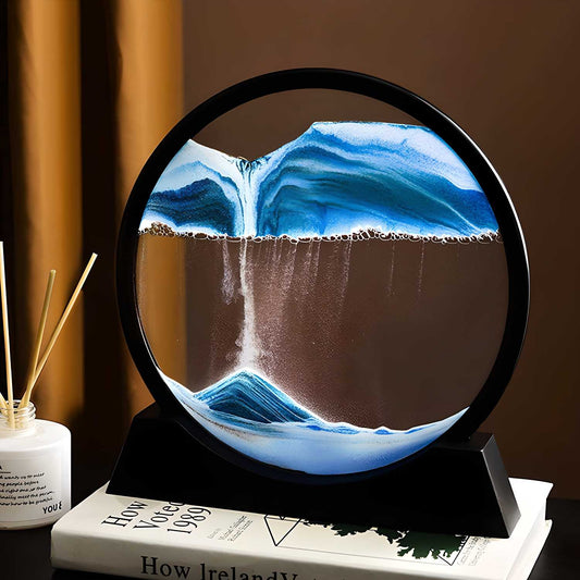 ZenWave™ Desk Frame - Calm in Motion. Art that Moves with You.