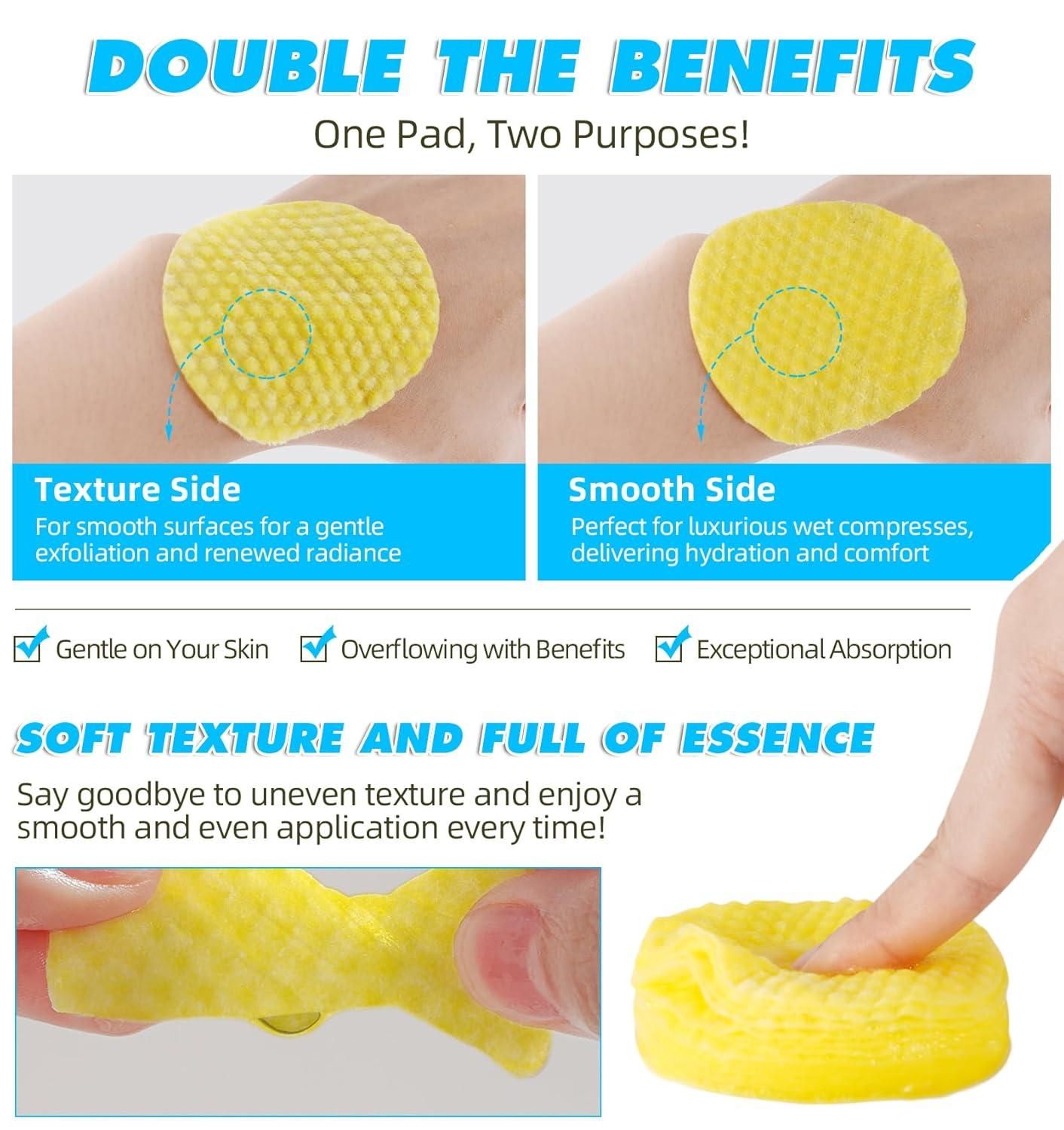 Turmeric Kojic Acid Cleansing Pads – Pack of 20