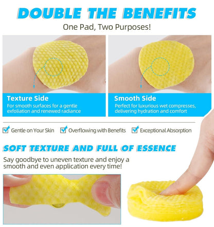 Turmeric Kojic Acid Cleansing Pads – Pack of 20