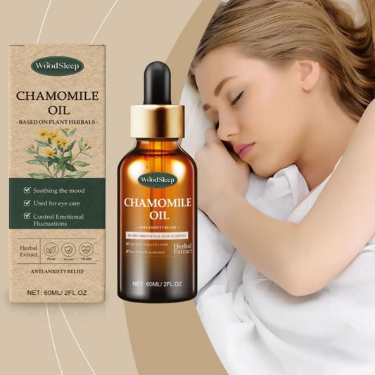 WoodSleep™ Chamomile Sleep Body Oil – For Rest, Repair & Radiant Skin (60ml)