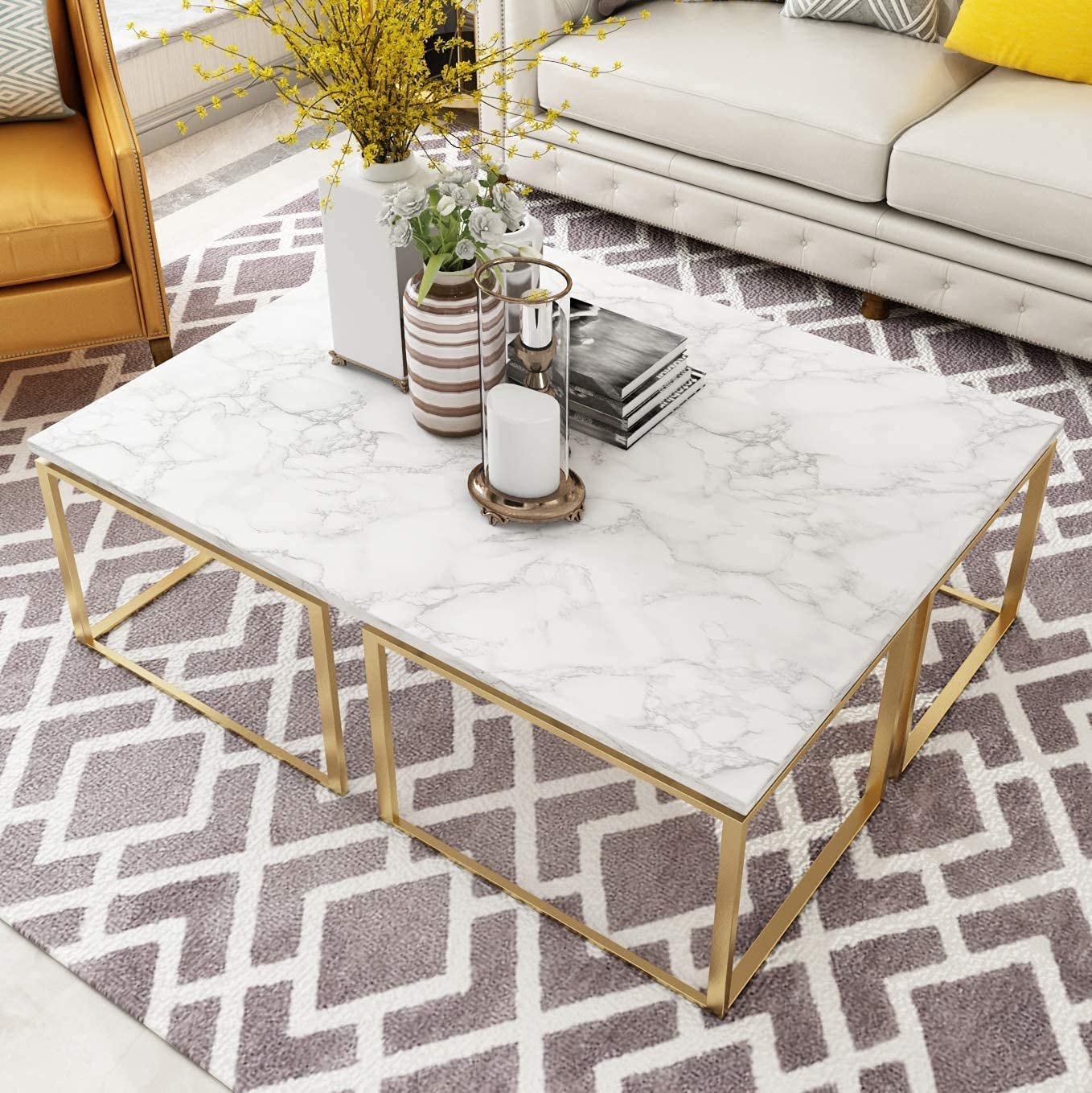 Elegant Marble Peel & Stick Wallpaper – Removable, Waterproof, Self-Adhesive