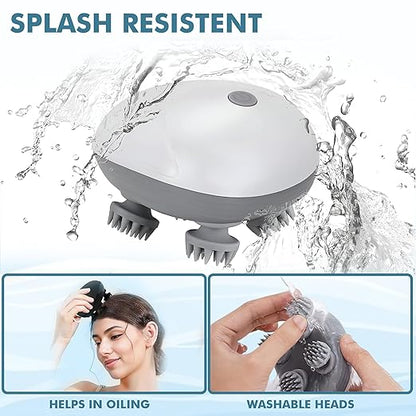 SilkyScalp Electric Head Massager – Rechargeable & Relaxing