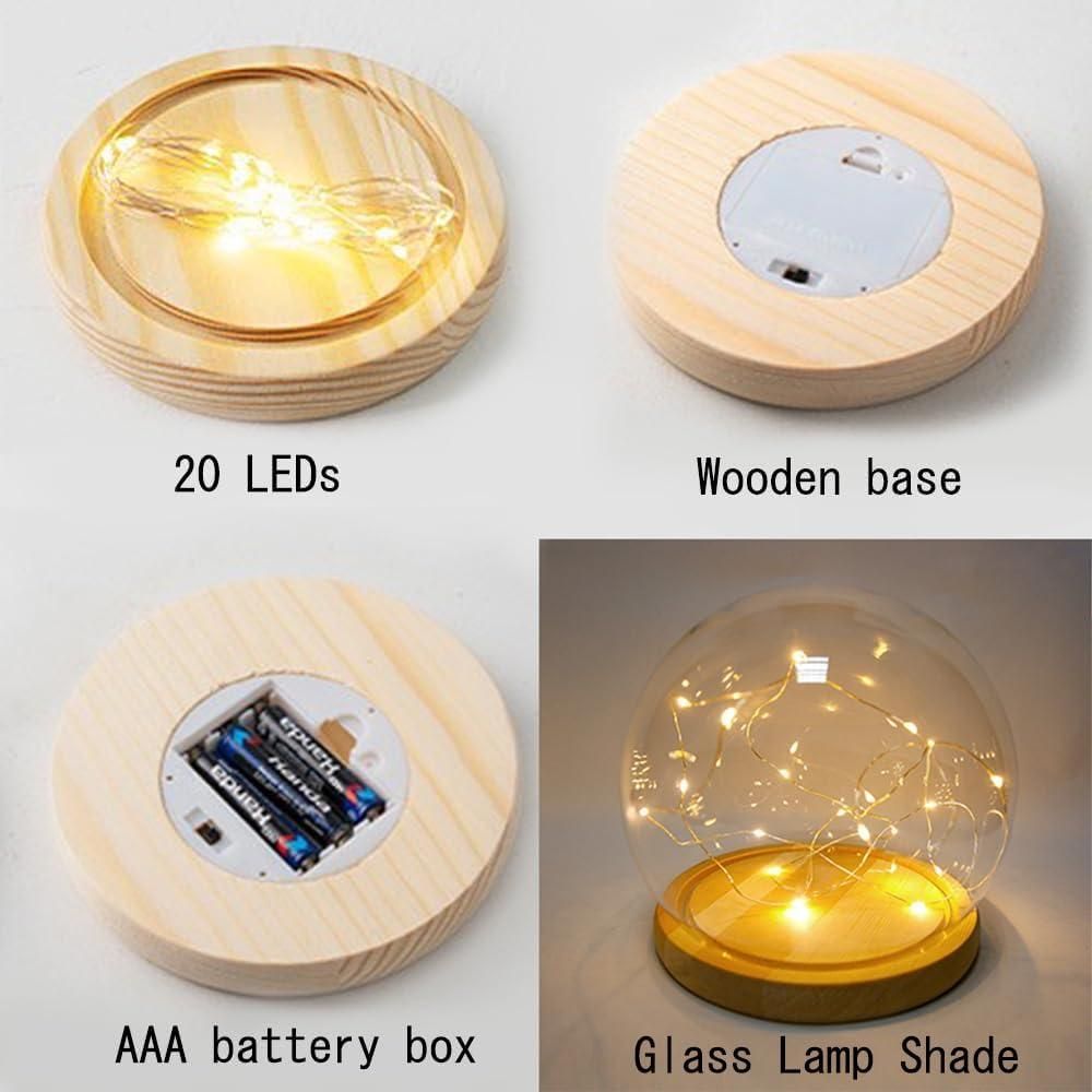 Round Tulip Touch Lamp – A Blooming Glow for Every Space
