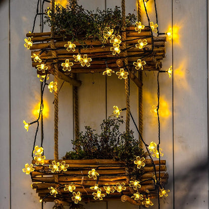 BloomGlow LED Flower String Lights – USB Powered