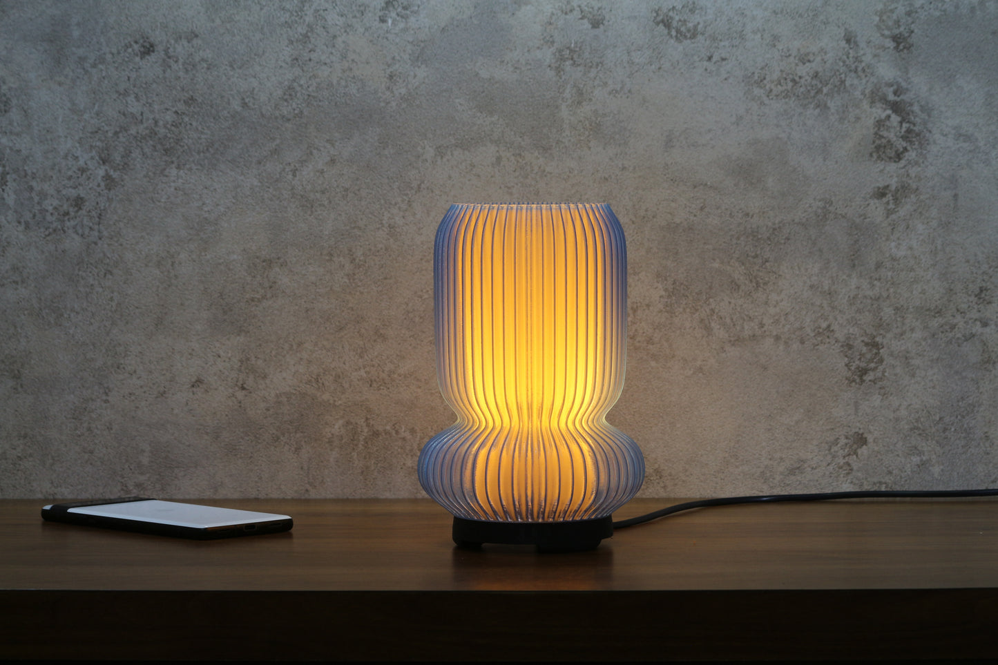 Amber Drift - Luxury 3D Printed Sustainable Hadyn Lamp