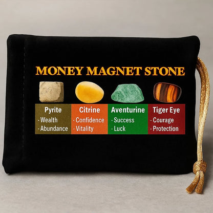 Money Magnet Stone Set – Attract Wealth, Success & Protection - Findoraa Special Finds