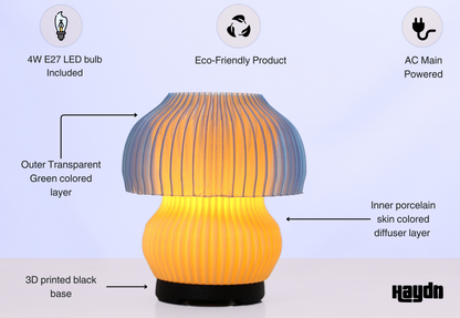Jellyfish Table Lamp- Luxury 3D Printed Sustainable Hadyn Lamp
