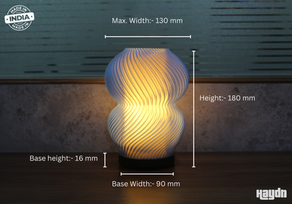 Lucent Shell - Luxury 3D Printed Sustainable Hadyn Lamp