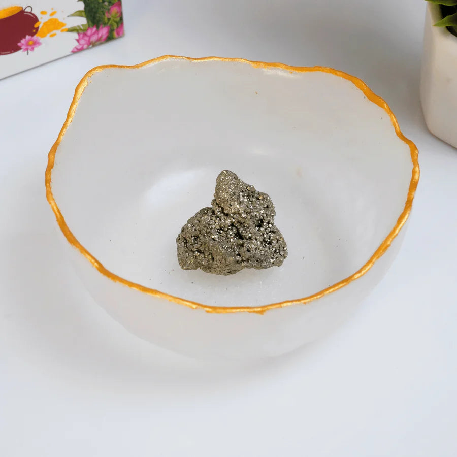 Pure Raw Pyrite Crystal - Money Magnet Stone (80-100 gm)