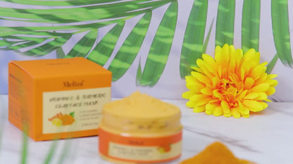 Vitamin C + Turmeric Clay Mask – Deep Cleansing (50g)