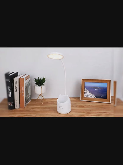 LED Table Lamp With Pen Holder