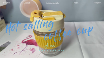 Glass Sipper with Airtight Lid – 300ml
