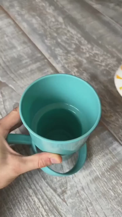 2-in-1 Dual Drink Snack Cup – 900ml | Leak-Proof, Travel-Ready, Super Cute